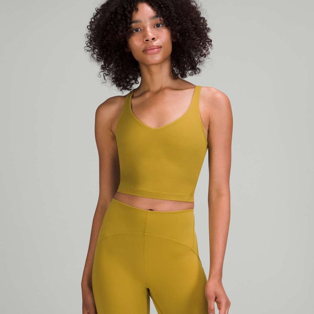 lululemon athletica Mustard Tank Top